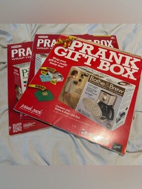 🏠 Lot 3 kitchen home bridal prank-o gift boxes NIP prank gag funny party